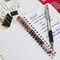 BAZIC Dayton 6-Color Rollerball Pens, 0.7 mm Fine, Metal Clip